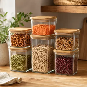 ClearNest Stackable Glass Hover Image